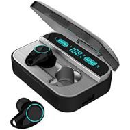 [아마존베스트]WinCret Wireless Bluetooth 5.0 Headphones 40H Cyclic Playtime Headphones with Charging Box, In-Ear Headphones HiFi Stereo, Touch Control Headphones with Microphone for Sport/Work,