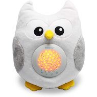 Bubzi Co Baby Toys Owl White Noise Sound Machine, Toddler Sleep Aid Night Light, Unique Baby Girl Gifts & Baby Boy Gifts, Woodland Baby Shower, Portable Baby Soother, New Baby Gift