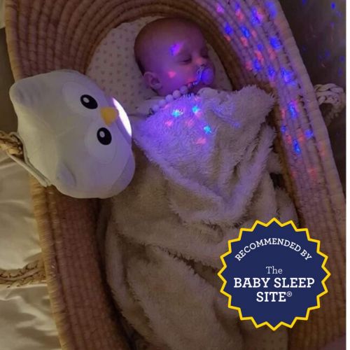  Bubzi Co Baby Toys Owl White Noise Sound Machine, Toddler Sleep Aid Night Light, Unique Baby Girl Gifts & Baby Boy Gifts, Woodland Baby Shower, Portable Baby Soother, New Baby Gift