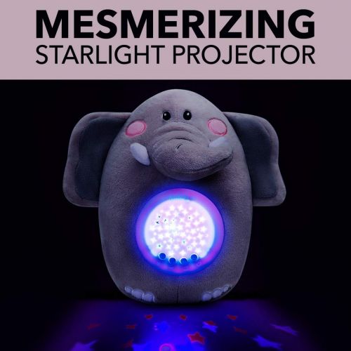  Bubzi Co Baby Toys Elephant White Noise Sound Machine, Toddler Sleep Aid Night Light, Unique Baby Girl Gifts & Baby Boy Gifts, Baby Shower Gifts, Portable Baby Soother, New Baby Gi