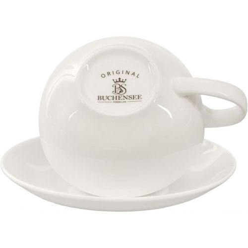  Buchensee Tea for one 400ml. Teeset aus Fine Bone China in fein-cremigem Weiss.