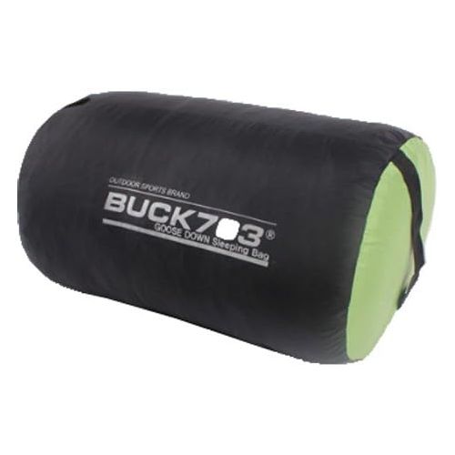  Buck703 High Density Double Fabric Goose Duck Down Sleeping Bag Green Color