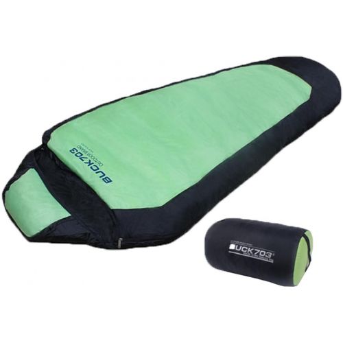  Buck703 High Density Double Fabric Goose Duck Down Sleeping Bag Green Color