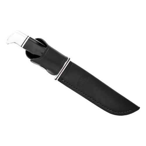  Buck Knives 0119BKSWM1 Special Fixed Blade Knife with Genuine Leather Sheath, Black Phenolic Handle, Clam