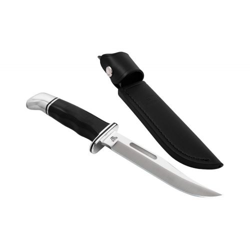  Buck Knives 0119BKSWM1 Special Fixed Blade Knife with Genuine Leather Sheath, Black Phenolic Handle, Clam