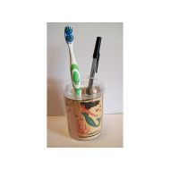 Buckaroosmercantile mermaid toothbrush holder retro vintage 1950s rockabilly pin up girl pen holder kitsch