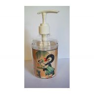 Buckaroosmercantile Penguin soap dispenser retro vintage Fifties rockbilly bathroom bird decor kitch