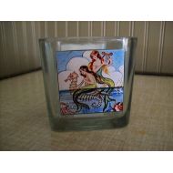 /Buckaroosmercantile mermaid candle holder retro vintage 1950s pin up nautical rockabilly votive lighting