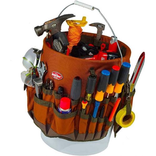  [아마존베스트]Bucket Boss Tool Organizer in Brown, Product Dimensions: 11 x 11 x 11 inches