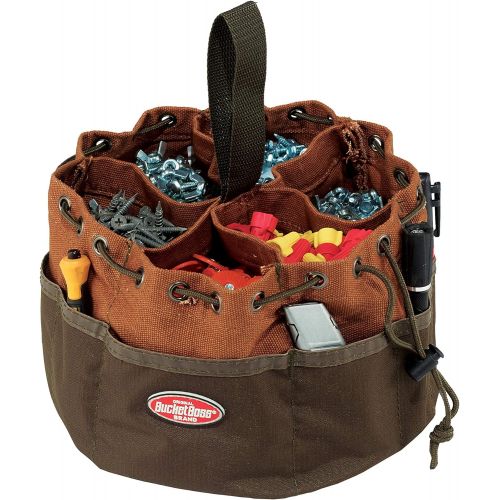  Bucket Boss Parachute Bag Small Parts Bag in Brown, 25001