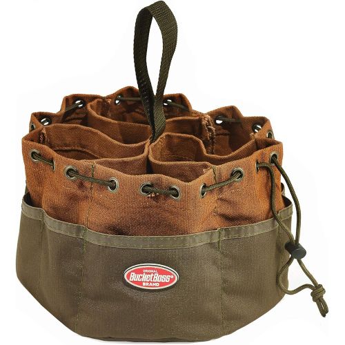  Bucket Boss Parachute Bag Small Parts Bag in Brown, 25001