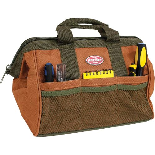  Bucket Boss Gatemouth 13 Tool Bag in Brown, 60013, 8 liters