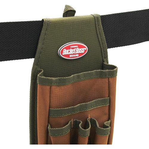  Bucket Boss - Utility Pouch with FlapFit, Pouches - Original Series (54170), Brown