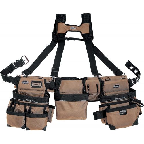  Bucket Boss Bucketboss 55185-TN, Three Bag Framers Rig, Tan & Black