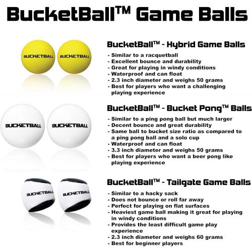 BucketBall Game Balls