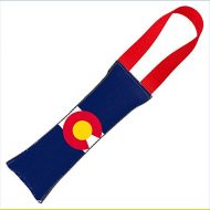 Buckle Down Dog Tug Toy Colorado Flag Centered