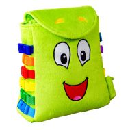 Buckle Toys BUCKLE TOY Buddy Backpack  Toddler Early Learning Basic Life Skills Children’s Plush Travel Activity