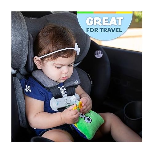  Buckle Toys - Mini Buster Square - Learning Activity Toy - Develop Fine Motor Skills - Sensory Travel Essential for Toddlers 1-3