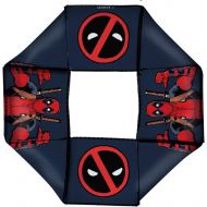 Buckle-Down Dog Toy Octagon Flyer Deadpool This Guy Pose Logo2 Gray Red Black White