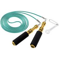 Buddy Lee | Professional Aero Speed Jump Rope with Green Hornet Cable | Elite Quality! | Crossfit | Boxing | MMA | Fitness Training | Speed Endurance |