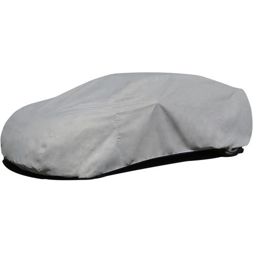  Budge D-3 Duro Car Cover Gray Size 3: Fits up to 168 3 Layer, Water Resistant, Scratchproof, Dustproof