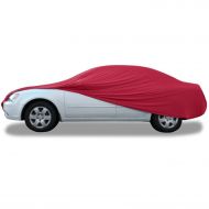 Budge Soft Stretch Car Cover Indoor Fits Cars up to 14 2 Long, RSC-2 (Nylon and Polyester, Red)