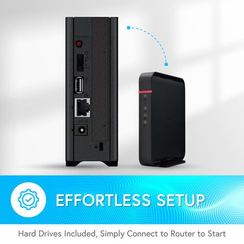  Buffalo LinkStation 210 6TB 1-Bay NAS Server (1 x 6TB, TAA Compliant)