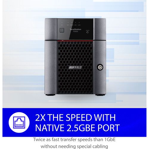  Buffalo TeraStation 3420?Partially Populated 4TB 4-Bay NAS Server (2 x 2TB)