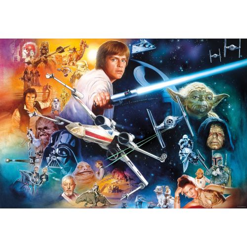  Buffalo Games Star Wars - The Force is Strong with This One - 2000 Piece Jigsaw Puzzle