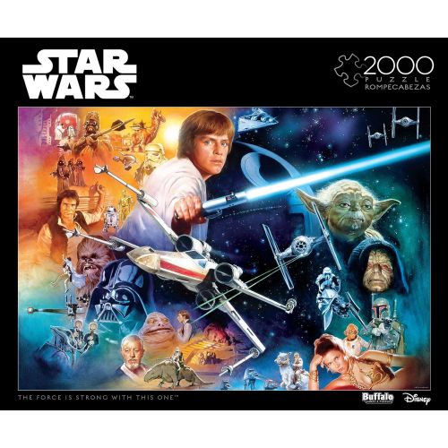  Buffalo Games Star Wars - The Force is Strong with This One - 2000 Piece Jigsaw Puzzle