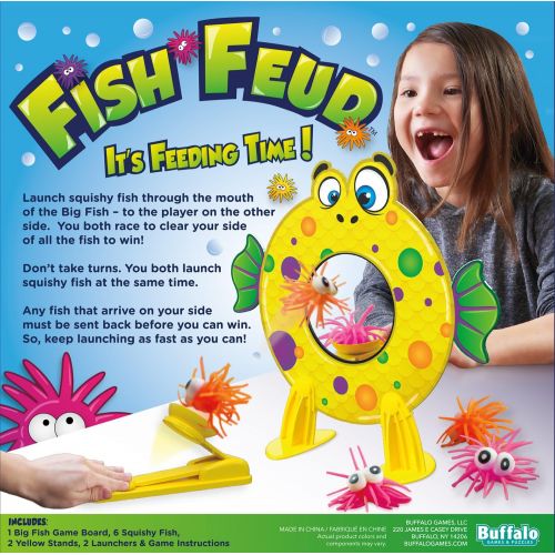  [아마존베스트]Buffalo Games Fish Feud- The Fast-Paced Fish Feeding Childrens Game