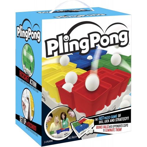  Buffalo Games PlingPong - The Fast-Paced Game of Skill, Luck and Strategy, Multi, Standard