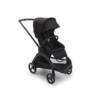 Bugaboo Dragonfly City Stroller, Lightweight Compact Baby Stroller with One Hand Easy Fold in Any Position, Full Suspension, XL Underseat Basket, Black Chassis and Midnight Black Sun Canopy