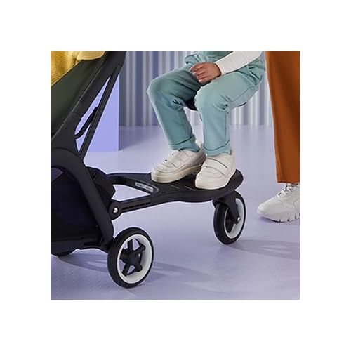  Bugaboo Butterfly Comfort Wheeled Board +, Compatible with Bugaboo Butterfly Pushchair, Buggy Board with Removable Seat for Toddlers, Sit and Stand Option and Flexible Board Position