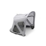Bugaboo Fox/Cameleon/Lynx Breezy Sun Canopy Stroller Accessory with UPF 50+ Sun Protection and Ventilation Panels, Misty Grey