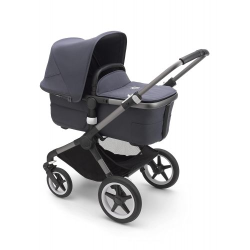  Bugaboo Fox 3 Complete Full-Size Stroller - The Most Advanced Comfort Stroller - Graphite/Stormy Blue-Stormy Blue