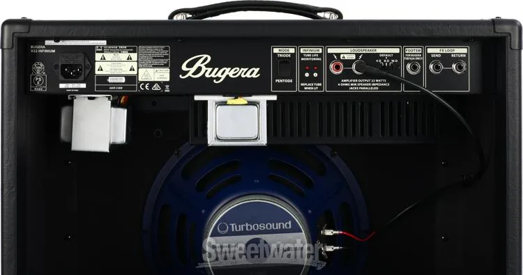  Bugera V22 Infinium 1 x 12-inch 22-watt Tube Combo Amp