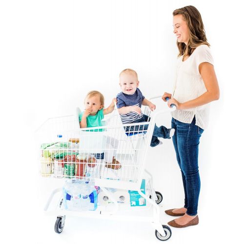  Buggy Bench The Original Shopping Cart Seat (Mint Green) for Baby, Toddler, Twins, and Triplets (Up to 40 Pounds)