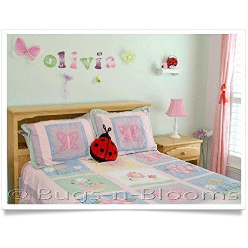  Bugs-n-Blooms Butterfly Mobile Dark Pink Twinkle Hanging Mesh Nylon Butterflies Decorations - Decor for Girls Bedroom, Baby Nursery, Home, Crib, Playroom & Ceiling