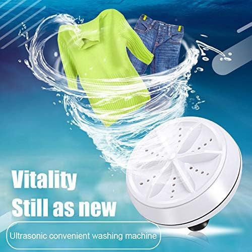  [아마존베스트]Buhui Portable Ultrasonic Washing Machines for Bowls, Clothes, Glasses, Fruit, Vegetables, Tea Sets