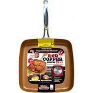 [아마존베스트]BulbHead Red Copper 9.5-Inch Square Dance Pan