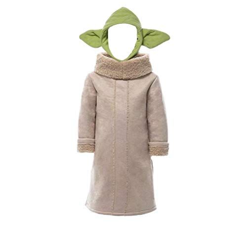  할로윈 용품Bulex Baby The Child Costume Kids Cosplay Mandalorian Robe Coat Hat Cute Children Boys Girls