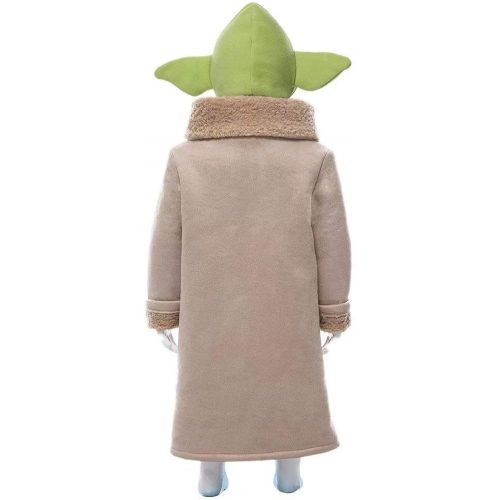  할로윈 용품Bulex Baby The Child Costume Kids Cosplay Mandalorian Robe Coat Hat Cute Children Boys Girls