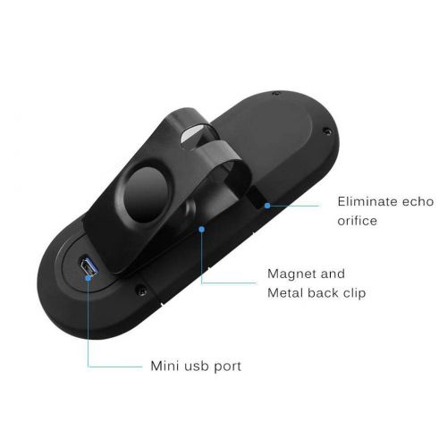  Bulges Bluetooth Car Speakerphone, Bluetooth 4.1 Wireless Audio Music Receiver Car Bluetooth Wireless Music Audio Receiver