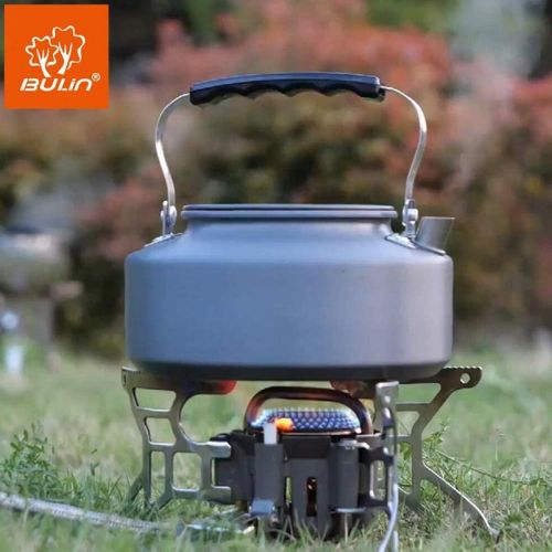  Bulin Camping Kettle 2.2L Aluminum Alloy Open Campfire Coffee Tea Pot Fast Heating Outdoor Gear Great for Boiling Water Ultralight Portable for Hiking Picnic Travel