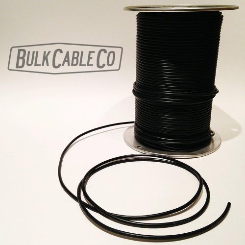  BulkCableCo George Ls Black .155 - Bulk Guitar FX Pedal Board Cable - Sold In 10 FT Lengths