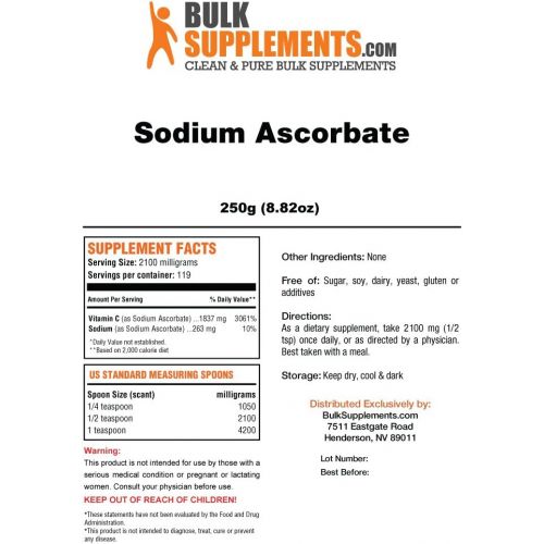  BulkSupplements Bulksupplements Sodium D-Aspartate Powder (1 kilogram)