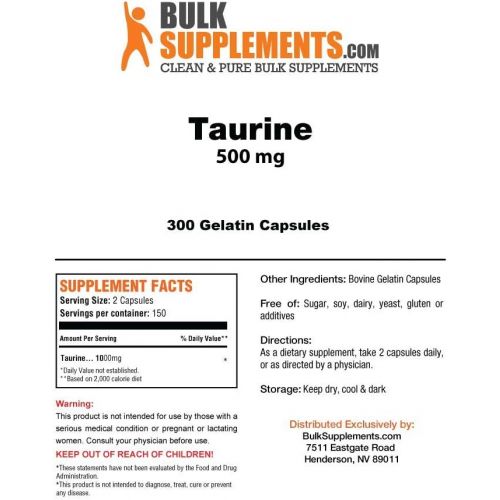  BulkSupplements Taurine Powder (25 kilograms)