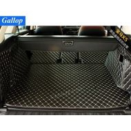 Bulldogology Gallop Full Cover 3d Leather SUV Carpet Cargo Liners & Trunk Mats for BMW X5 2008-2012 5 Seats (back seat sperate into 2 parts) - Black