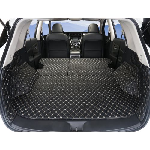  Bulldogology Gallop Full Cover 3d Leather SUV Carpet Cargo Liners & Trunk Mats for BMW X5 2008-2012 5 Seats (back seat sperate into 2 parts) - Black